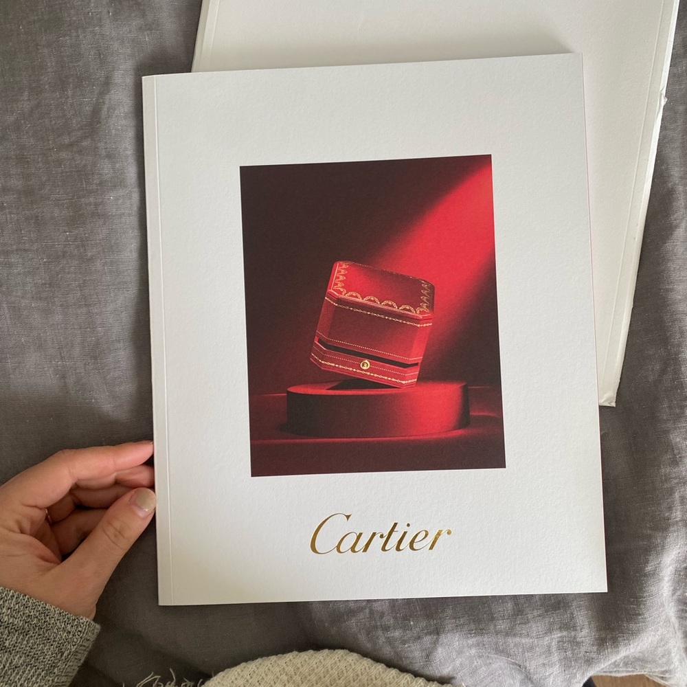 Limited Edition Luxury Jewelry Cartier Catalog